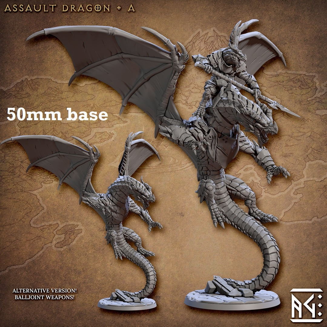 Assault Dragon: Sculpt A (Wild or Mounted Dragonrider Cavalry Unit) Main image