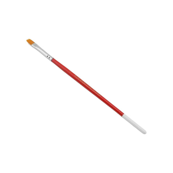 Atlas Brushes - Golden Taklon Flat Brush, Size 1/0, 1 Brush