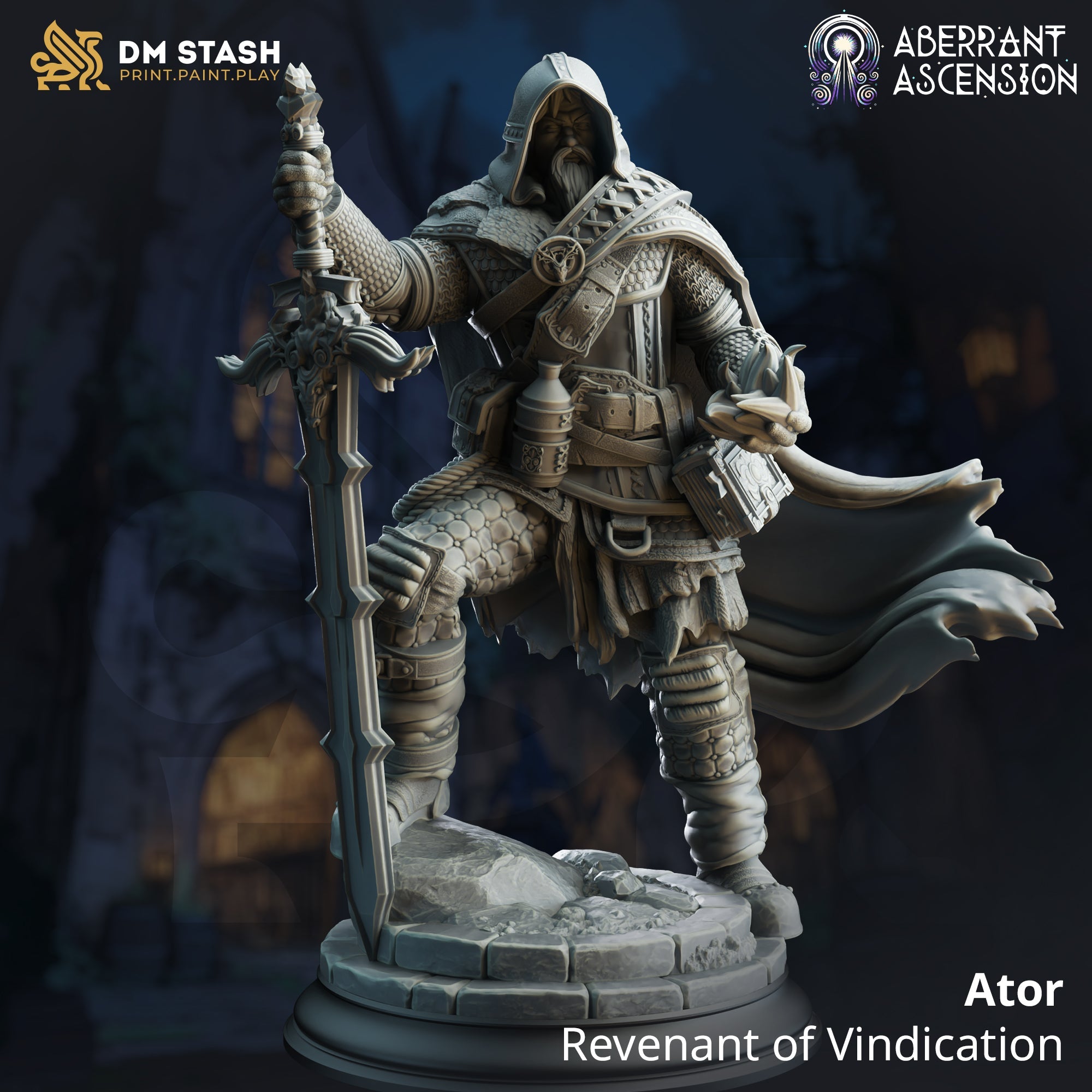 Ator, Revenant of Vindication (Male Undead Ranger) Main image