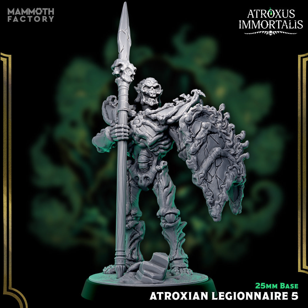 Atroxian Legionnaire: Sculpt 5 (Skeleton Warrior)