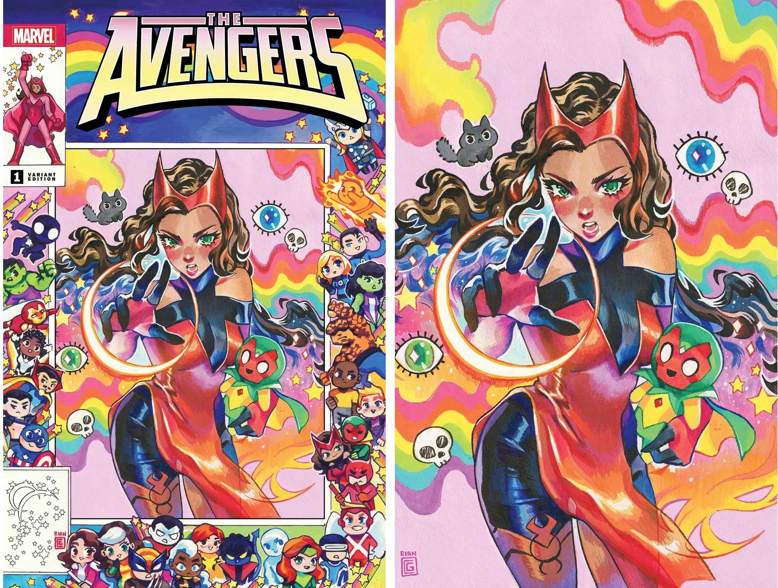 AVENGERS #1 (RIAN GONZALES EXCLUSIVE TRADE/VIRGIN VARIANT SET) Main image