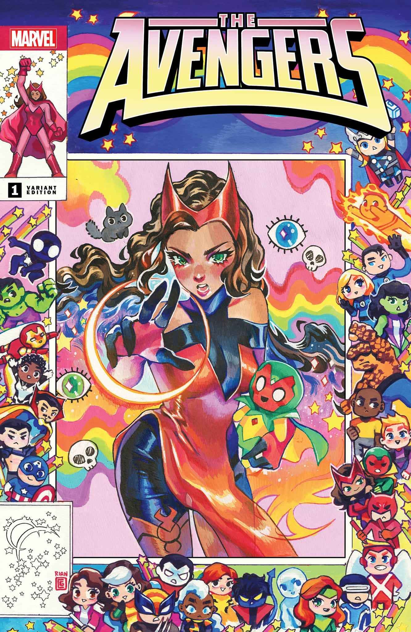AVENGERS #1 (RIAN GONZALES EXCLUSIVE VARIANT)(2023) COMIC BOOK Main image