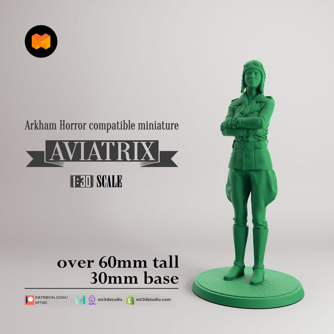 Arkham Compatible Investigator: The Aviatrix (Winifred Habbamock) Hover Image