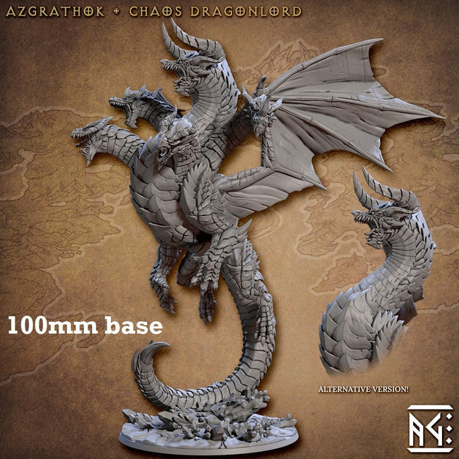 Azgrathok, Chaos Dragonlord (Five-Headed Dragon Epic Boss) Hover Image