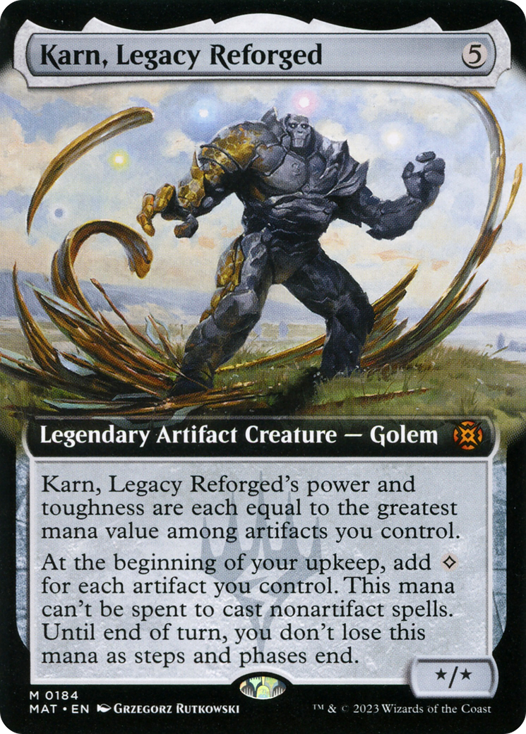Karn, Legacy Reforged (MAT-184) - March of the Machine: The Aftermath: (Extended Art)