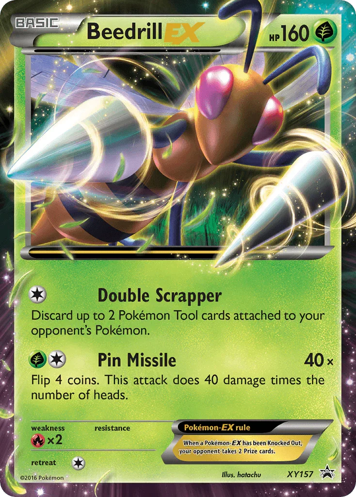 Beedrill EX (XY157) [XY: Black Star Promos] Main image