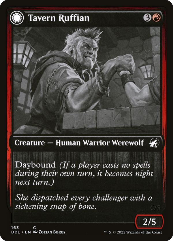 Tavern Ruffian // Tavern Smasher (DBL-163) - Innistrad: Double Feature: (Double Faced Transform)