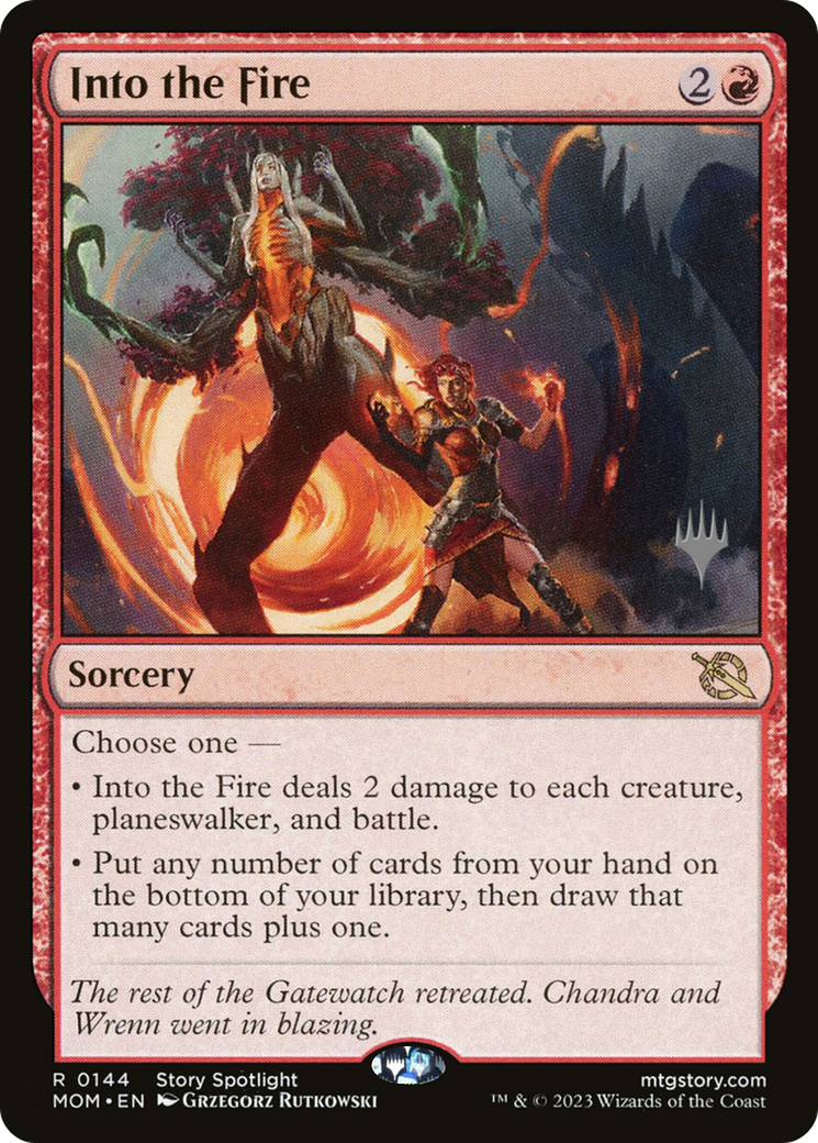 Into the Fire (PPMOM-144P) - March of the Machine Promos