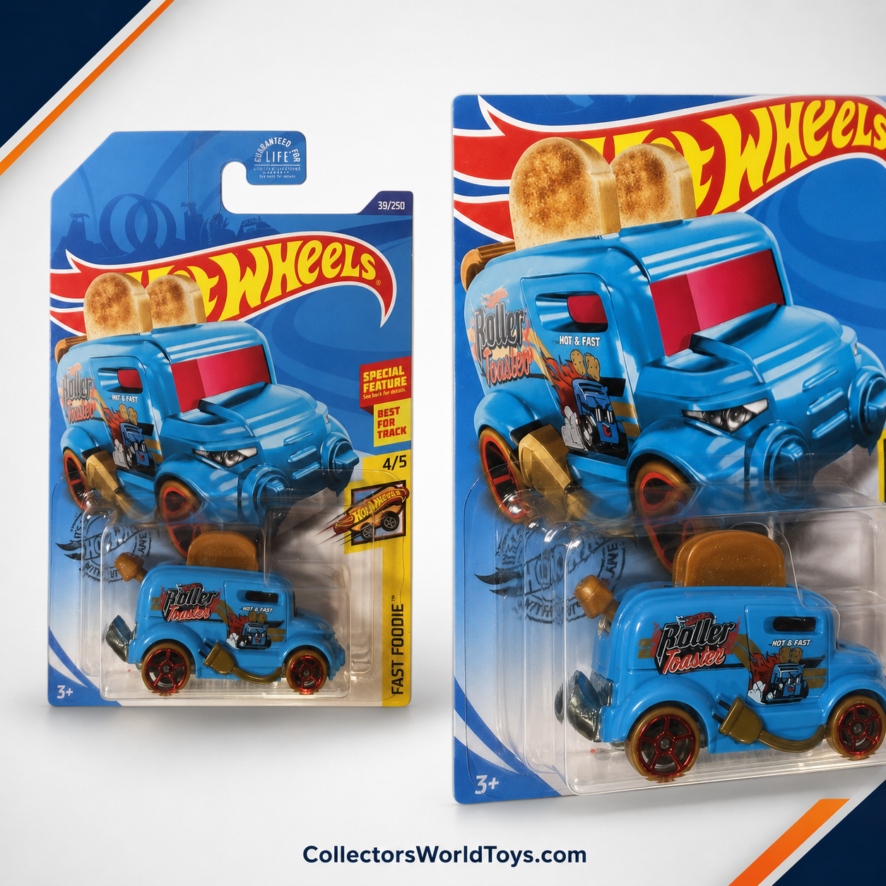 Hot Wheels Roller Toaster | Fast Foodie Series 4/5 - 39/250