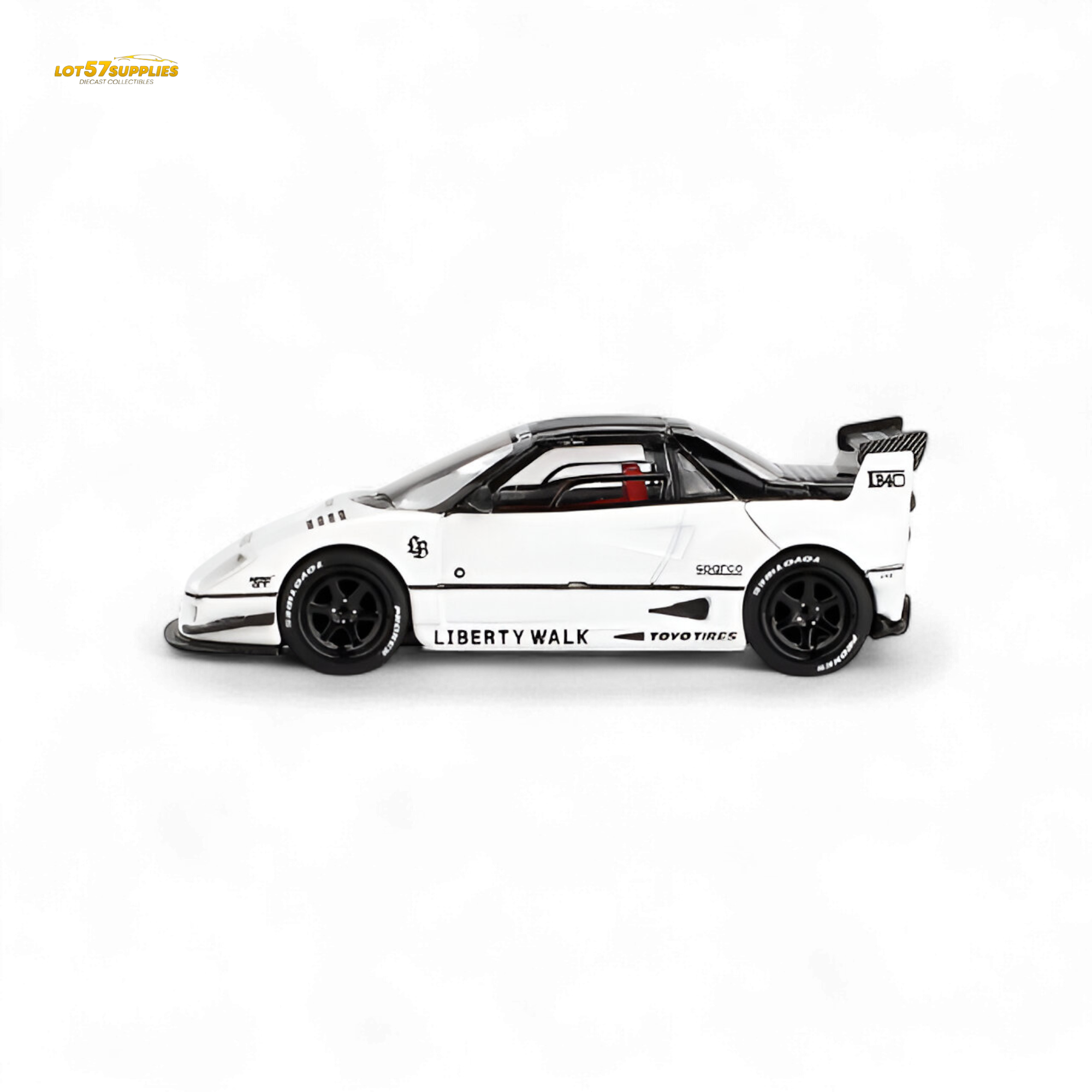 Mini-GT Mazda AZ-1 Liberty Walk LB40 White 2024 Tokyo Auto Salon 1:64