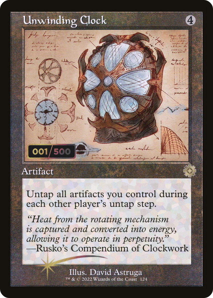 Unwinding Clock (BRR-124) - The Brothers' War Retro Artifacts Foil