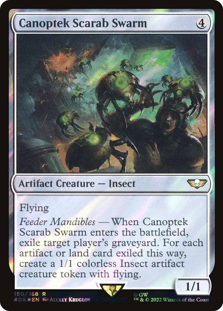 Canoptek Scarab Swarm (40K-150★) - Warhammer 40,000 Commander Foil
