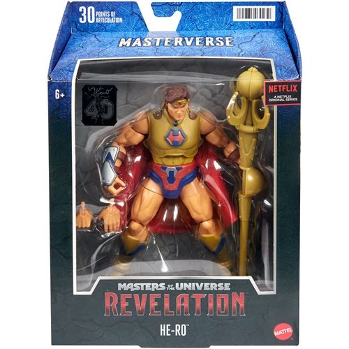 Masters of the Universe Masterverse Revelation Action Figure - Select Figure(s) He-Ro - Exclusive