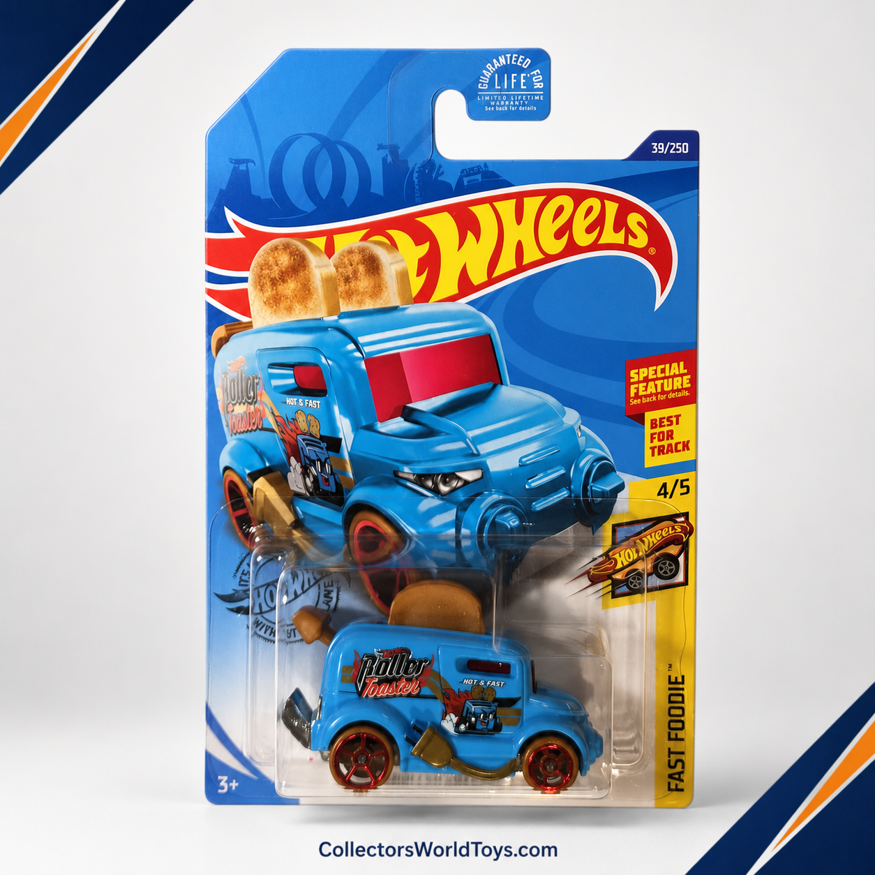 Hot Wheels Roller Toaster | Fast Foodie Series 4/5 - 39/250 Main image