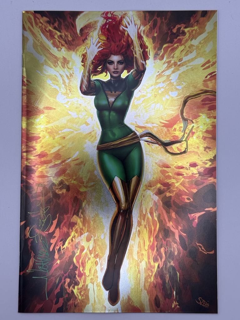[Signed by Nathan Szerdy] [FOIL] PHOENIX #1 UNKNOWN COMICS NATHAN SZERDY VIRGIN EXCLUSIVE SDCC 2024 VAR [IN STOCK] - Collectors World Toys Main image