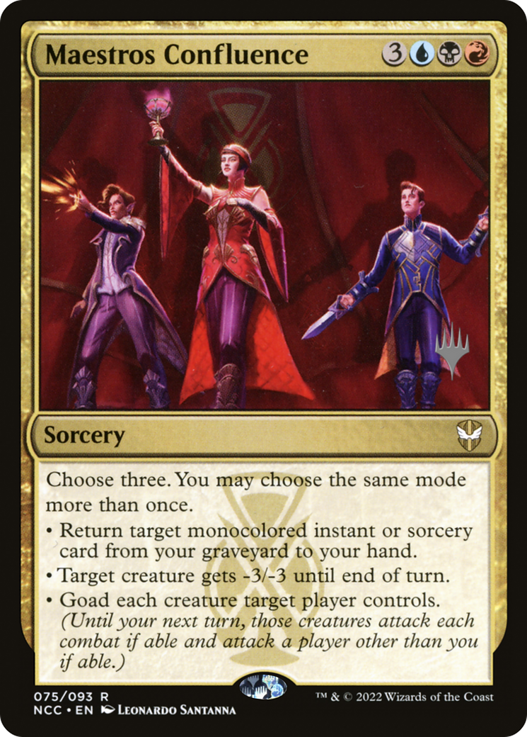 Maestros Confluence (PPSNC-075) - New Capenna Commander Promos Foil