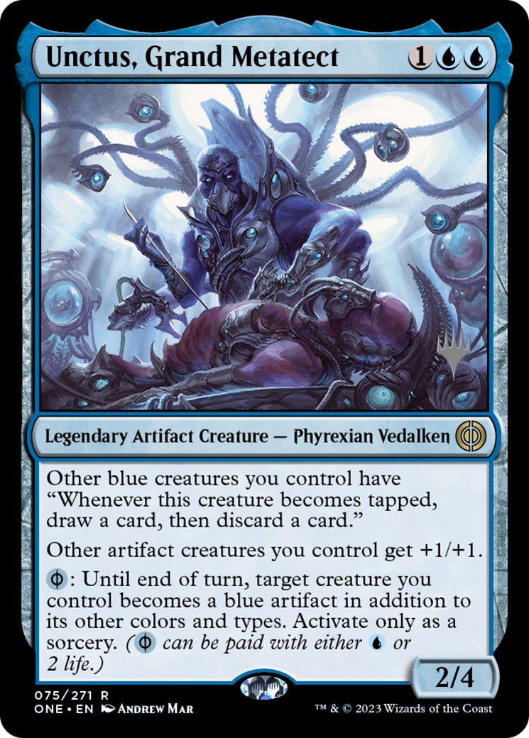 Unctus, Grand Metatect (PPONE-75P) - Phyrexia: All Will Be One Promos