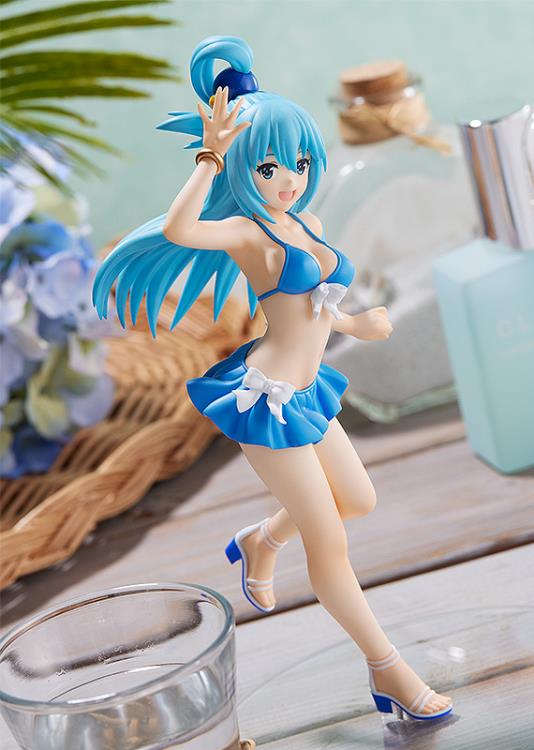 Konosuba Aqua Swimsuit Pop Up Parade Statue - Collectors World Toys