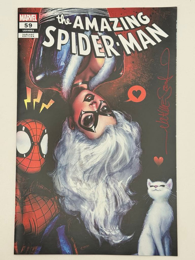 [Signed by Nathan Szerdy] AMAZING SPIDER-MAN #59 UNKNOWN COMICS NATHAN SZERDY EXCLUSIVE VAR [IN STOCK] Hover Image
