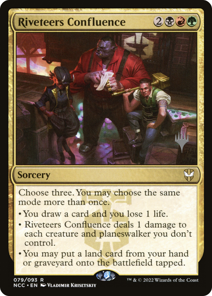 Riveteers Confluence (PPSNC-79P) - New Capenna Commander Promos Foil