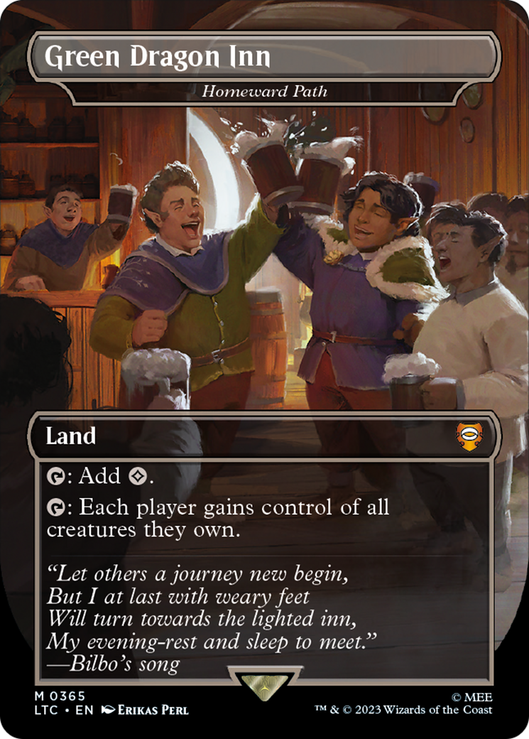Homeward Path (LTC-365) - Tales of Middle-earth Commander / Green Dragon Inn (Borderless)