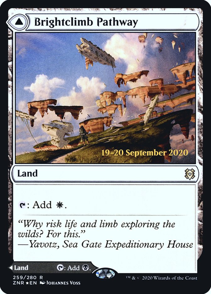 Brightclimb Pathway // Grimclimb Pathway (PRE-259S) - Zendikar Rising Promos Foil