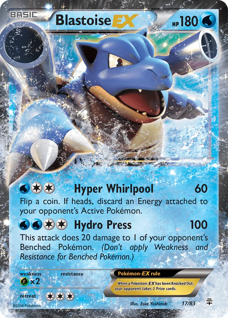 Blastoise EX (17/83) [XY: Generations] Main image