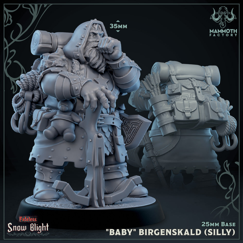 "Baby" Birgenskald, Stoutmaster (Male Dwarf Fighter) -