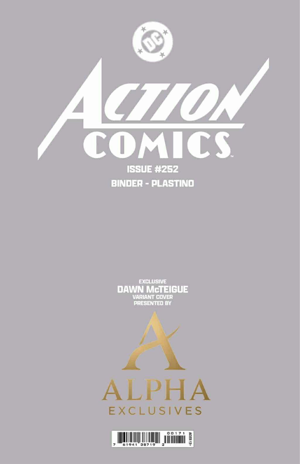 ACTION COMICS #252 FACSIMILE DAWN MCTEIGUE EXCLUSIVE VAR (11/2025)