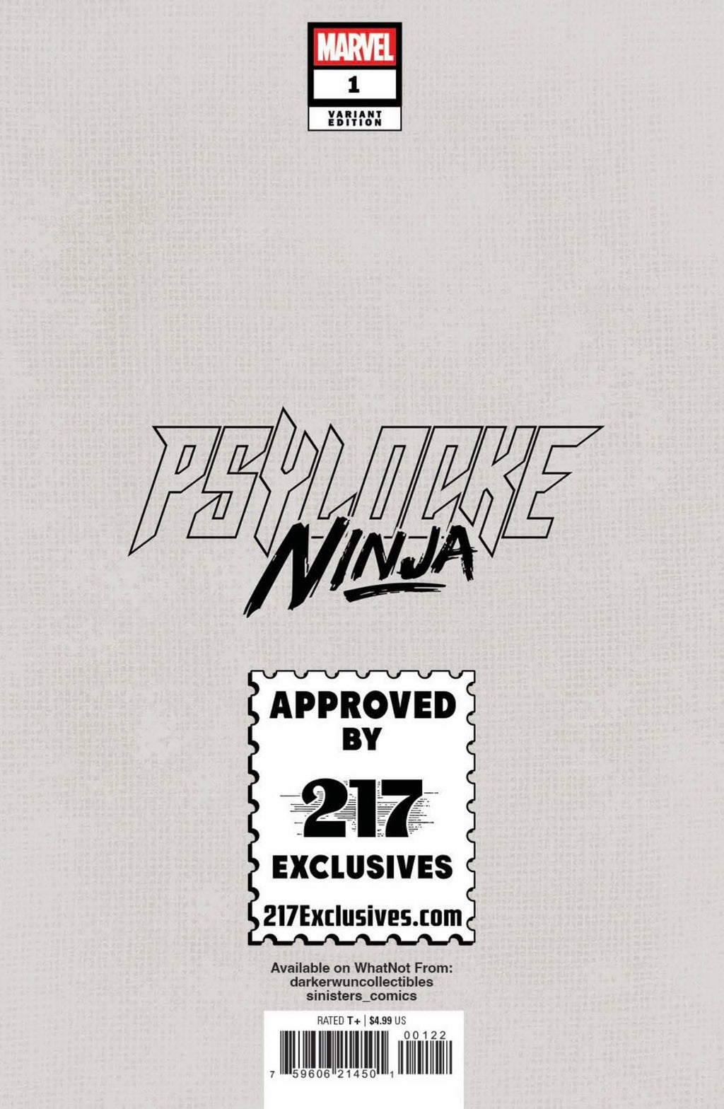 Psylocke: Ninja #1 Joseph Michael Lisner Exclusive Virgin Var (01/21/2026)