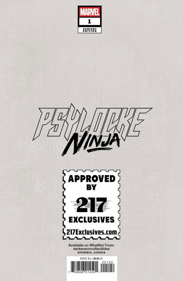 Psylocke: Ninja #1 Joseph Michael Lisner Exclusive Virgin Var (01/21/2026)
