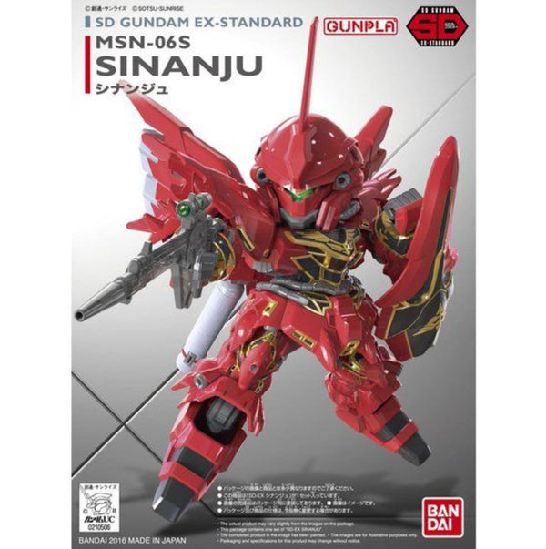 Bandai - SD Gundam EX-Standard Sinanju "Gundam Build Fighters" Model Kit