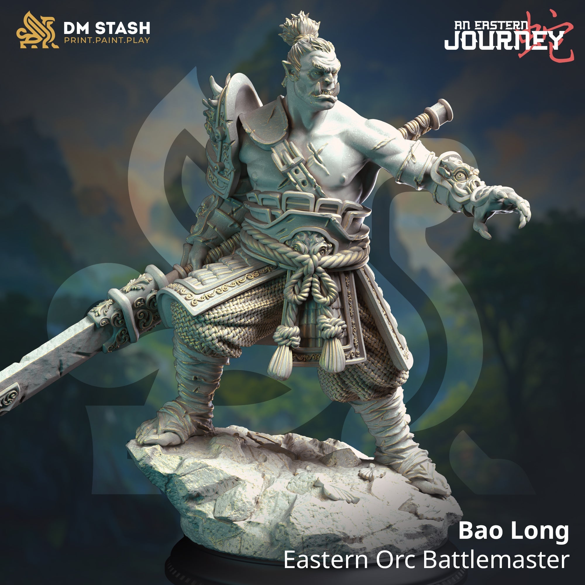 Bao Long, Eastern Orc Battlemaster (Male Orc Fighter) Main image