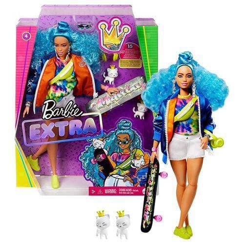 Barbie Extra Doll - Select Figure(s) Doll #4 - Blue Curly Hair