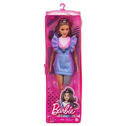 Barbie Fashionista - Select Figure(s) #121 Brunette with Prosthetic Leg, Sweater Dress