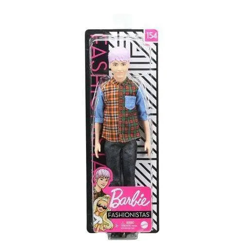 Barbie Ken Fashionistas Doll #154 with Sculpted Purple Hair Main image