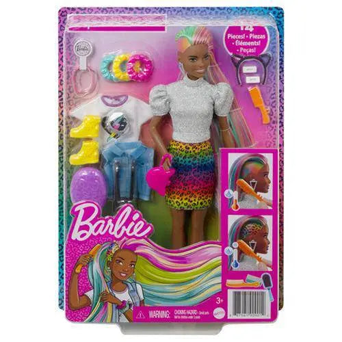 Barbie Leopard Rainbow Hair Doll #2 Main image