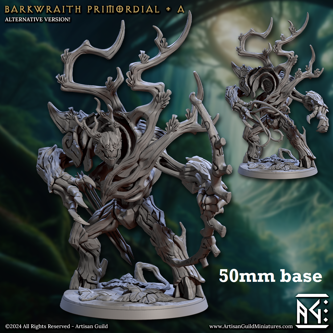 Barkwraith Primordial: Sculpt A (Forest Elemental)