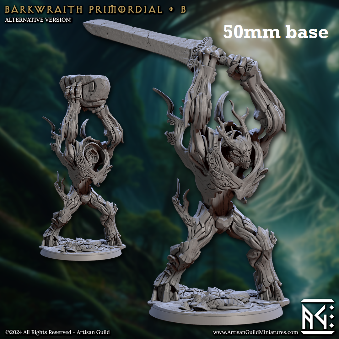 Barkwraith Primordial: Sculpt B (Forest Elemental)
