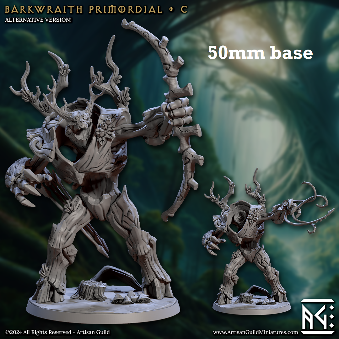 Barkwraith Primordial: Sculpt C (Forest Elemental)