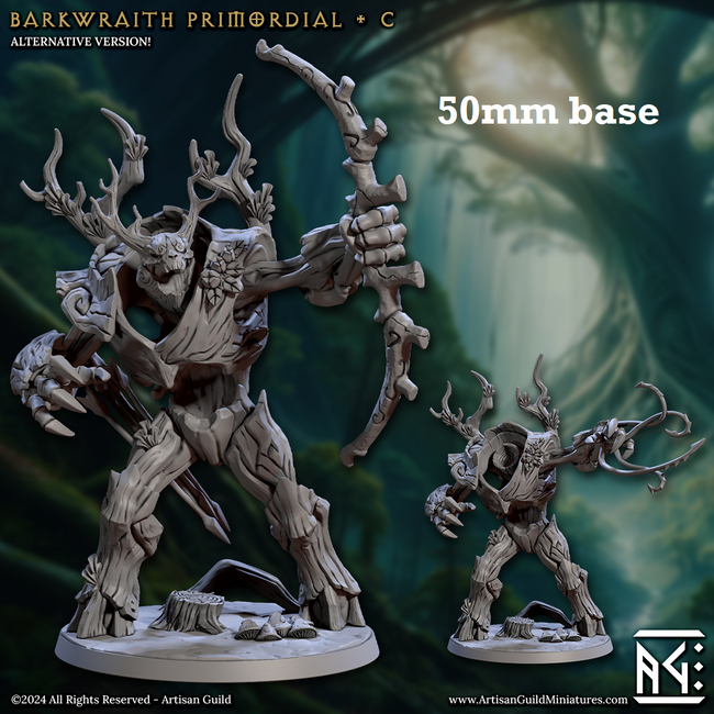 Barkwraith Primordial: Sculpt C (Forest Elemental) Hover Image