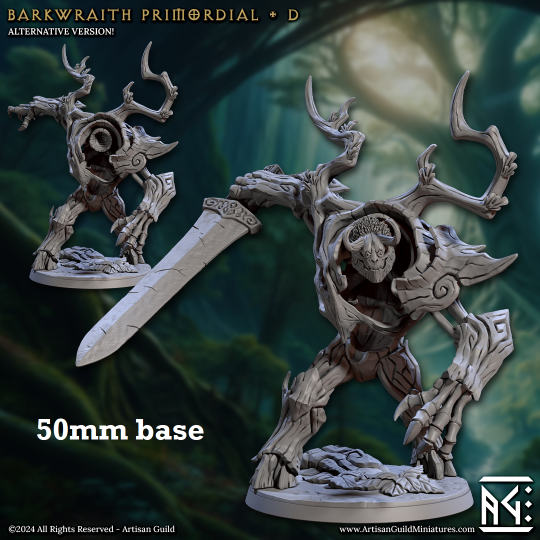 Barkwraith Primordial: Sculpt D (Forest Elemental)