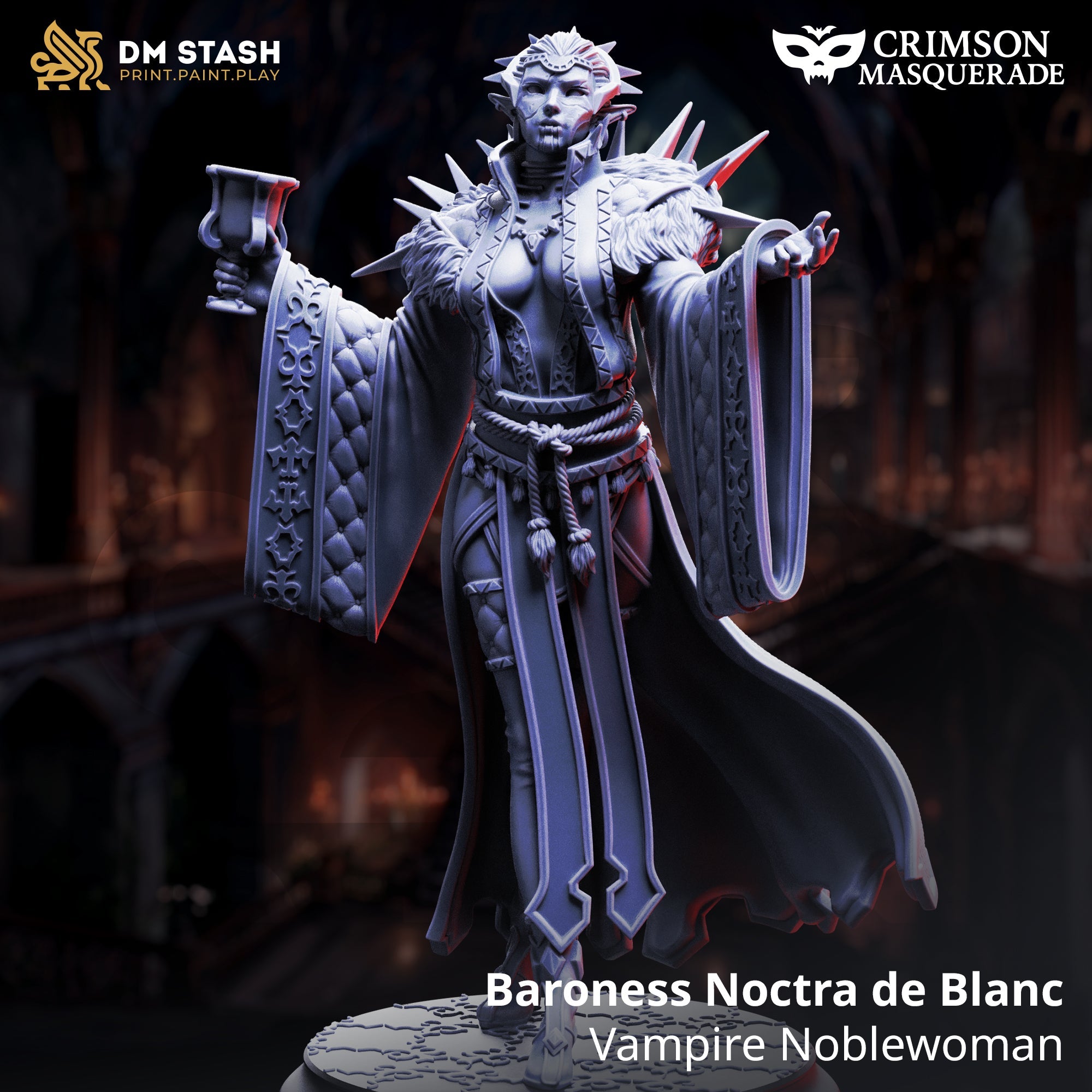 Baroness Noctra de Blanc, Vampiric Noblewoman (Female Vampire Noble) Main image