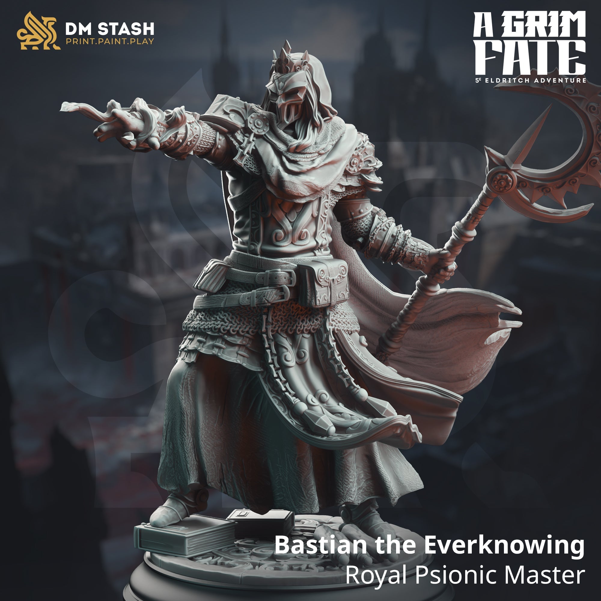 Bastian the Everknowing, Royal Psionic Master (Male Human Sorcerer) Main image