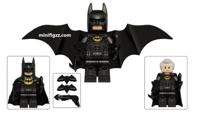 Dark City Vigilante Custom Minifig - Collectors World Toys Hover Image
