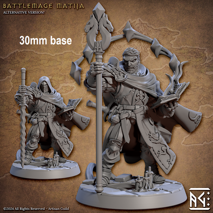 Battlemage Matija (Male Human Sorcerer)