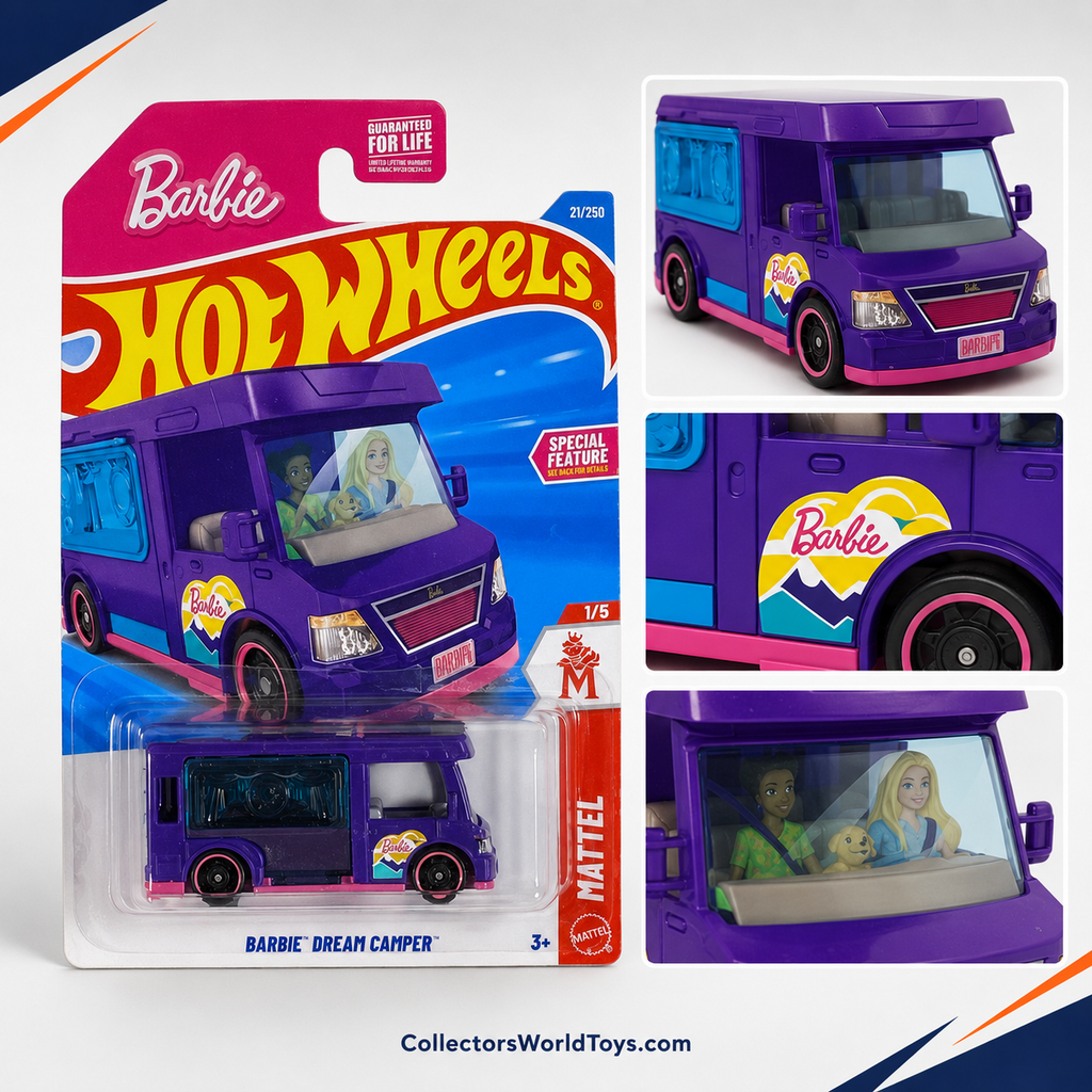 Hot Wheels Barbie Dream Camper | Mattel Series 1/5 - 21/250