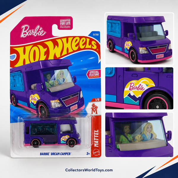 Hot Wheels Barbie Dream Camper | Mattel Series 1/5 - 21/250