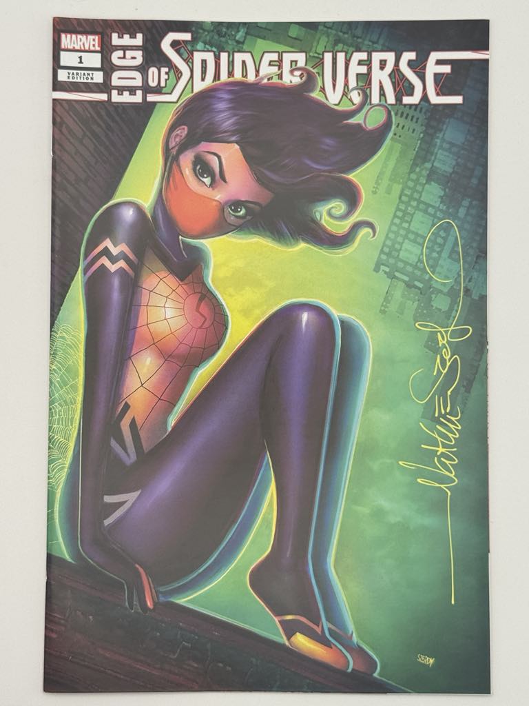 [Signed by Nathan Szerdy] EDGE OF SPIDER-VERSE #1 UNKNOWN COMICS NATHAN SZERDY EXCLUSIVE VAR [IN STOCK] - Collectors World Toys Main image