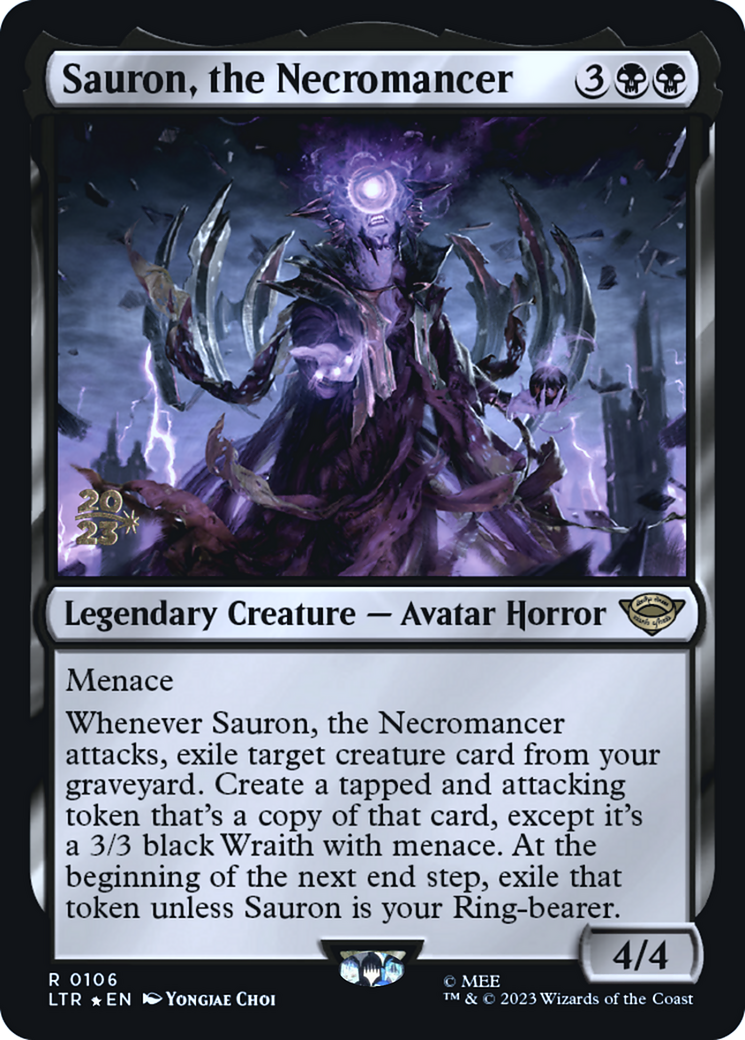 Sauron, the Necromancer (PRE-106S) - Tales of Middle-earth Promos Foil